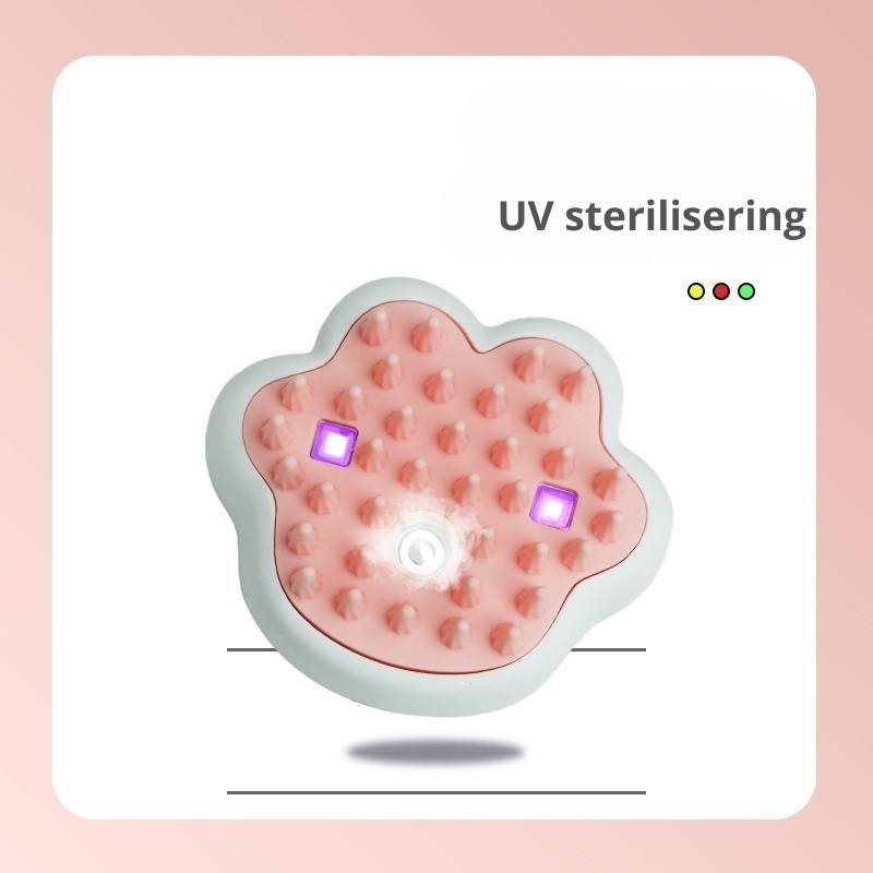 Ångborste med UV-ljus för Husdjur