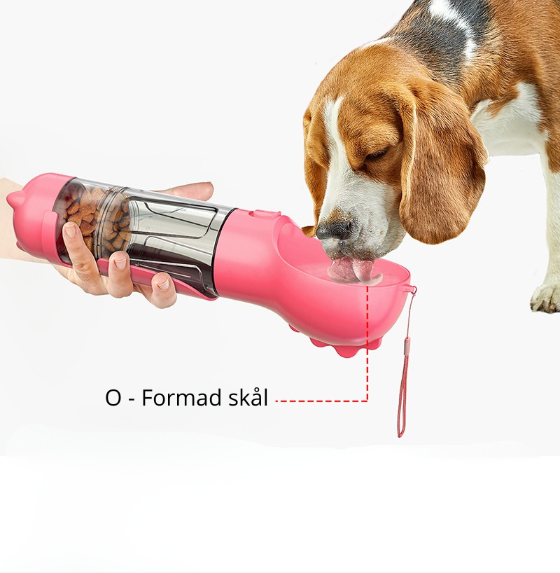 Multifunktionell Vattenflaska för Hund