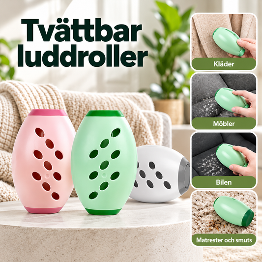 Återanvändbar ludd- & hårborttagare